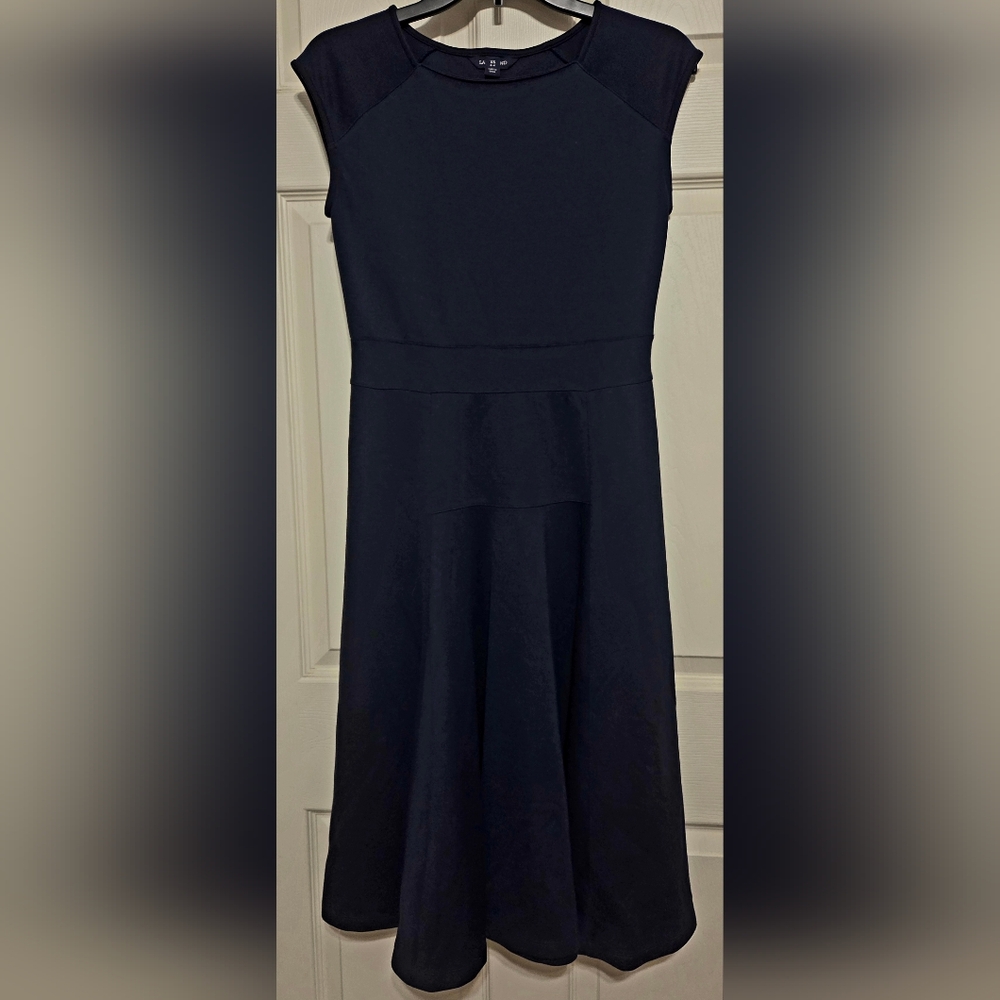 Lands' End Classic Blue A-Line Dress